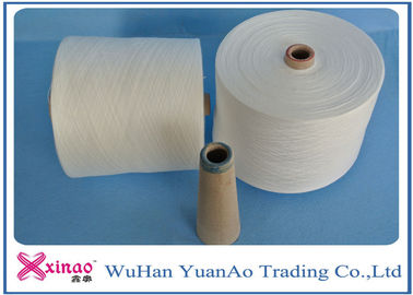 China Raw White Virgin 100 Polyester Yarn Z Twist Good Evenness for Sewing supplier