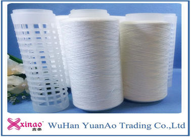 China Anti-Bacteria Raw White 100% Spun Polyester Yarn Wholesale for Sewing Ne 50s/2 supplier