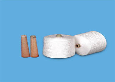 China Raw white pattern 100% sewing spun polyester yarn Eco - Friendly supplier