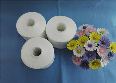 China 100 Percent Virgin Raw White 60 / 3 Spun Polyester Yarn Plastic Cone supplier