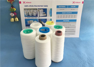 China Tfo / Ring Spun Polyester Yarn , 100% Polyester Bag Closing Thread supplier