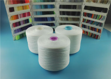 China OEKO-TEX Raw White Spun Polyester Yarn 100% Polyester Sewing Thread 40/2 50/3 supplier