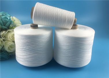 China Raw white Ring Spun 100 Spun Polyester Yarn 60s / 2 Well sewing function supplier