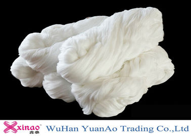 China Raw White Polyester Hank Yarn For Sewing Thread Without Knot And Less Broken Ends supplier
