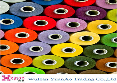 Ring Spun 100% Polyester Knitting Yarn Multi Colors Knotless High Tenacity 