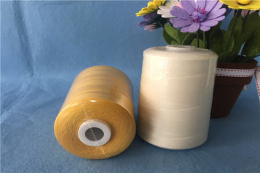 China White 100% Sewing Machine Thread / Smooth Poly Core Spun Sewing Thread , OEKO Listed supplier