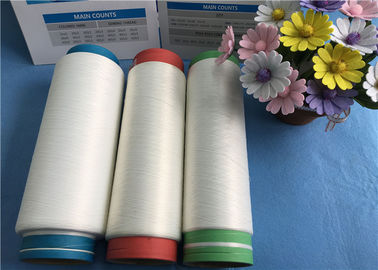 150D/48F 100% Polyester Draw Textured Yarn for Sewing / Knitting Raw White