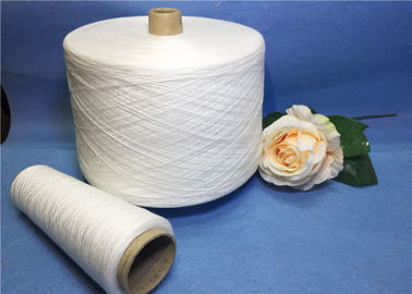 China 40s / 2 40s / 3 Natural White Polyester Core Spun Yarn With High Tenacity Strength supplier