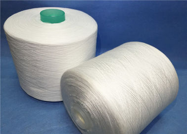 Undyed 100 Spun Polyester Yarn For Sewing Thread / Weaving / Kniting Daily Use
