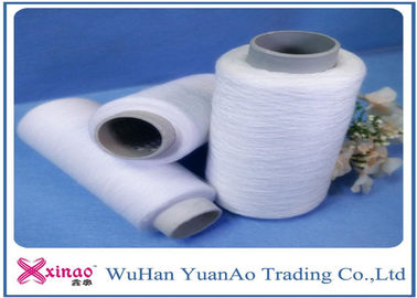 TFO 100% Ring Spun Polyester Yarn Raw White For Sewing Thread On Plastic Cone 