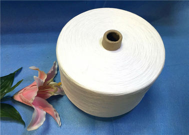 China 100% Spun Polyester Raw White Yarn 50 / 2 Raw White Virgin PPSF Yarn supplier