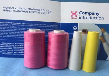 China Low Shrinkage Abrasion - Resistant Ring Spun Polyester Yarn 40/2 Color For TFO Machine supplier