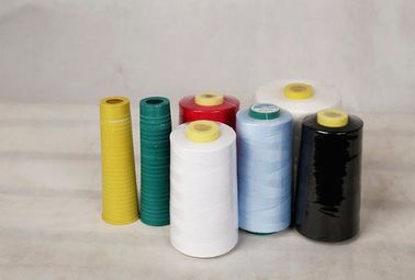 China 402 503 603 Plastic Tube Ring Spun Polyester Yarn Spun Polyester Twisted Yarn supplier