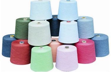 China Raw White Or Dyed Bright  Virgin 100% Spun Polyester Yarn For Sewing supplier