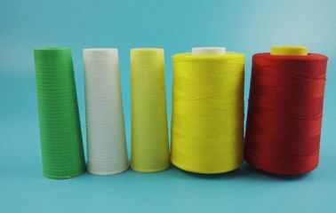 Colorful Dyed 100% Polyester Thread For Quilting / Sewing Wrinkle Resistance 