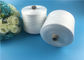 Raw white Ring Spun 100 Spun Polyester Yarn 60s / 2 Well sewing function supplier