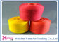 High Tenacity Spun Dyed Polyester Yarn / 100% Polyester Colored Thread Yellow Red Green supplier