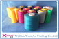 Custom Thick 100% Polyester Sewing Thread 5000M Dyed For Jeans / Bag Closing , 40/2 Count supplier