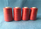 Wear Resistant Polyester Core Spun Yarn 402 Count With Dyeable Pattern , Red Color supplier