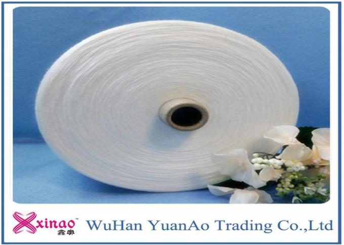 Virgin Polyester Spun Raw White Yarn for Clothes Sewing High Tenacity and Eco-friendly