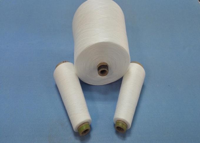 Multi Color Polyester Weaving Thread / Polyester Core Spun Yarn High Tenacity