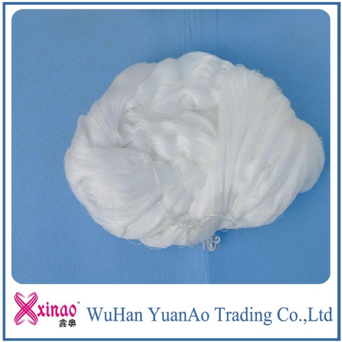 Raw White Polyester Hank Yarn For Sewing Thread Without Knot And Less Broken Ends