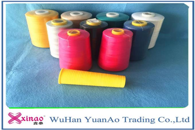 Dyed Pattern Polyester Sewing Thread For Garment Sewing , TFO / Ring Spun Type