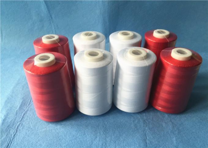 Virgin Industrial Sewing Thread Recycled For Cloth , Custom Polyester Spun Yarn