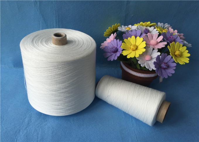 High Tenacity Raw White Yarn 100 Percent Virgin Spun Polyester Yarn