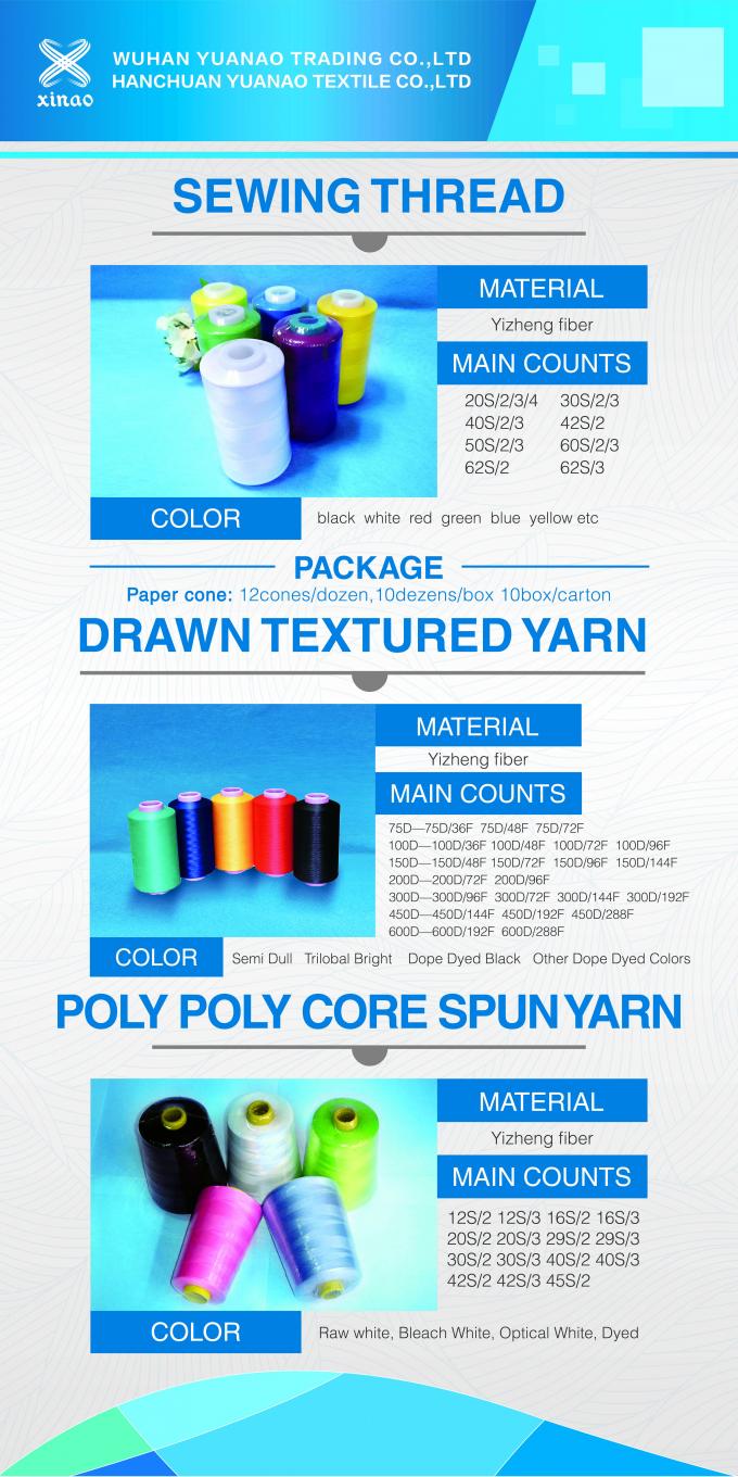 Dyed 40/2 TFO / Ring Spun Polyester Yarn Spun Polyester Sewing Thread