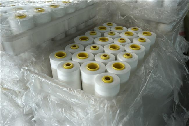 100 Polyester Spun Sewing Thread for Jeans , Free Sample Offered Core Spun Thread