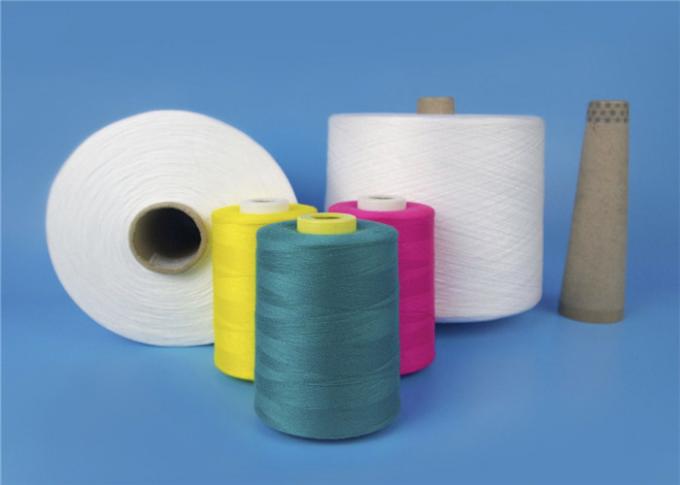 High Tenacity Virgin Raw White Spun Polyester Yarn Paper Cone Yarn For Sewing Thread
