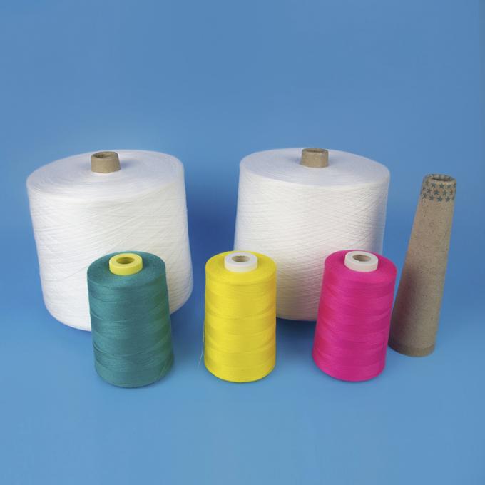 High Tenacity 100% Polyester 40/2 50/2 60/2 Ring Spun Sewing Yarn for Sewing Machine