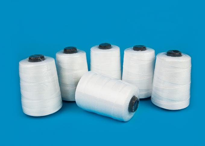 TOP 1 Raw White 100% Polyester Yarn Bag Closing Thread 12 / 5 Wholesale
