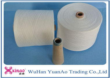 Cina Baku Putih Virgin 100 Polyester Benang Z Putar Baik kemerataan untuk jahit pemasok