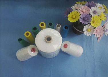 Cina Benang Penutup Benang Polyester Benang, Non - Knot S Twist Benang Putih Mentah pemasok