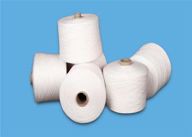 Bleached Smooth Polyester Core Spun Yarn For Garment Sewing Eco Friendly 