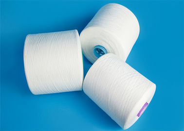 Plastic Cone TFO Spun Polyester Yarn , Recycled Polyester Clothing Sewing Yarn