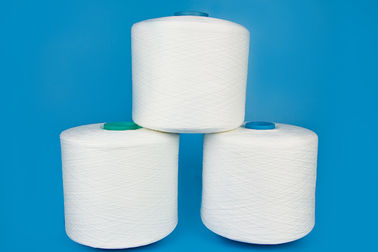 100% Polyester Spun Yarn 50s On Dyeing Tube , Ring Spun Polyester Yarn 