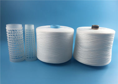 40/2 40/3 spann Polyester gesponnenes Garn-natürliches weißes oder optisches Weiß auf aufbereitetem Färbungs-Rohr