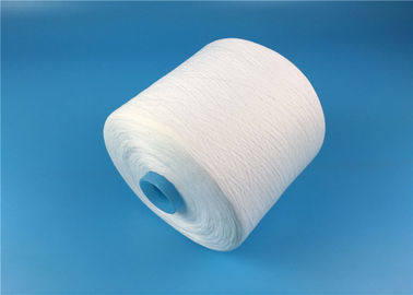 100% Polyester Spun Raw White Yarn , 40s/2 Polyester Spun Yarn Less Hairness