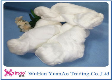 Raw White Spun Polyester Jahit Thread untuk Pakaian / Socks S Twist dan Z Twist