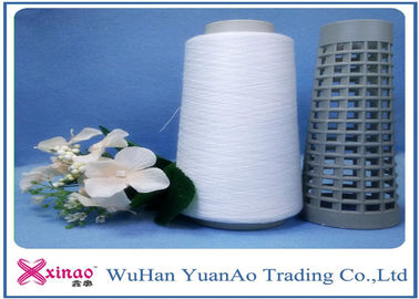 China Raw White Virgin Spun Polyester Yarn Sewing Thread for Garments sewing 30/1 Z TWIST supplier