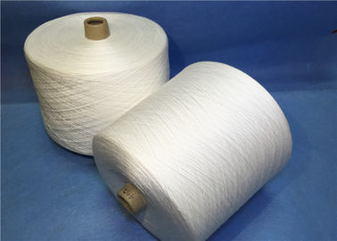 Hilo hecho girar cono de papel del poliéster para coser alta tenacidad blanca cruda