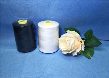 Cina 402 Kekuatan Tinggi Thread Baku Putih Polyester jahit Untuk Tenun pemasok
