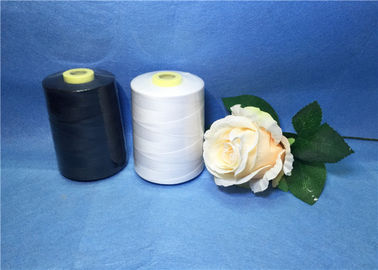 High Strength Polyester Sewing Thread For Weaving Colored / White Good Evenness