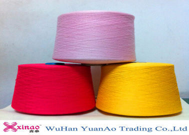 Ring Spun Polyester Multi Colored Yarn , Custom High Tenacity Polyester Yarn