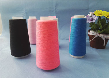 Polyester Multi Colored Yarn With Plastic Cone For Making Sewing Threads