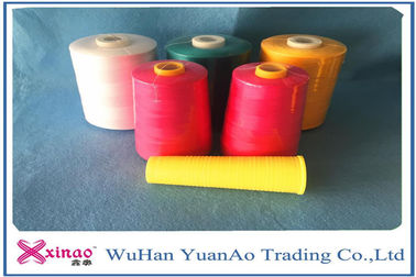 100 Polyester Heavy Duty Sewing Thread , Two For One / Ring Spun Polyester Yarn