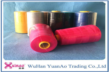 Spun Polyester Multi Colored Sewing Thread For Garment / Shoes Heat Resistance